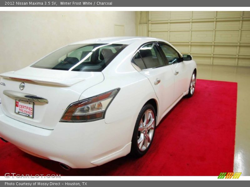 Winter Frost White / Charcoal 2012 Nissan Maxima 3.5 SV