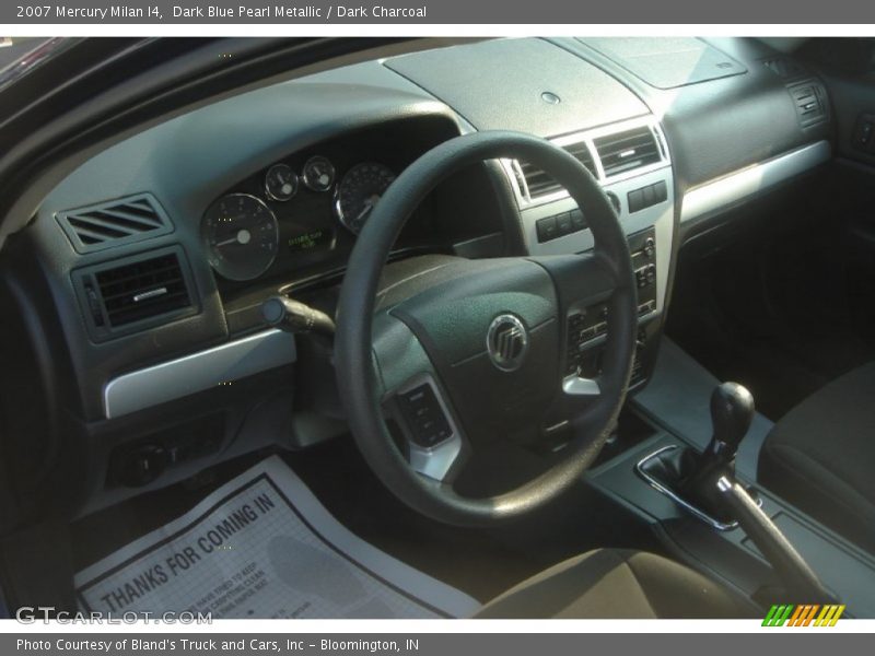 Dark Blue Pearl Metallic / Dark Charcoal 2007 Mercury Milan I4
