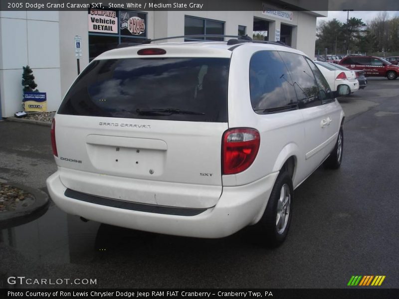 Stone White / Medium Slate Gray 2005 Dodge Grand Caravan SXT