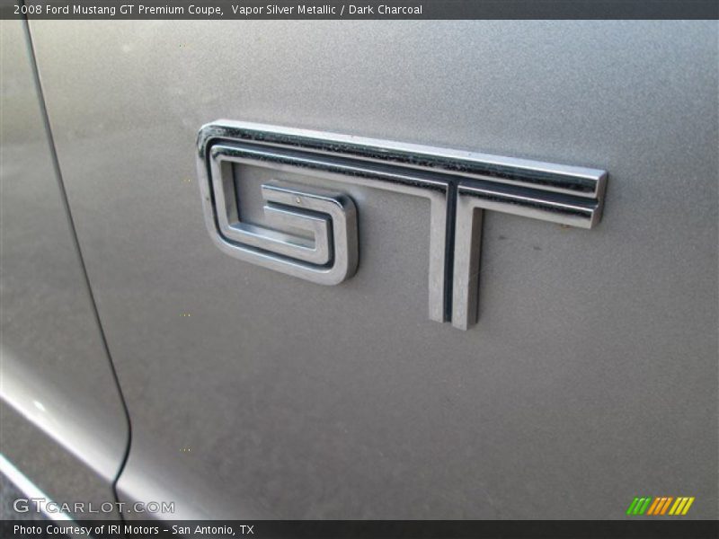 Vapor Silver Metallic / Dark Charcoal 2008 Ford Mustang GT Premium Coupe