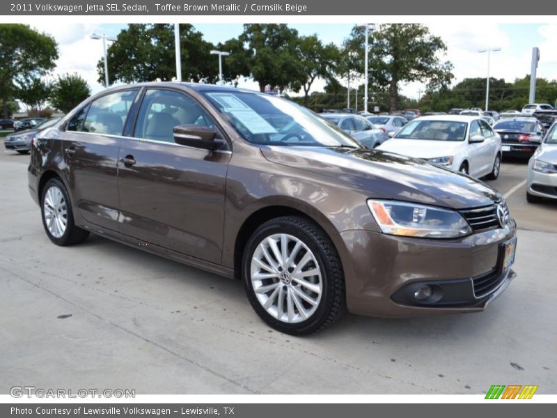 Toffee Brown Metallic / Cornsilk Beige 2011 Volkswagen Jetta SEL Sedan