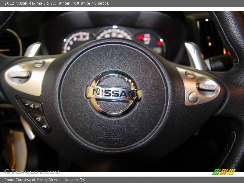 Winter Frost White / Charcoal 2012 Nissan Maxima 3.5 SV