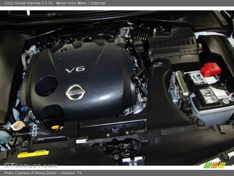 Winter Frost White / Charcoal 2012 Nissan Maxima 3.5 SV