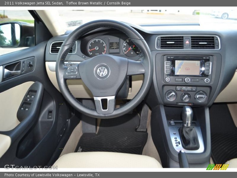 Toffee Brown Metallic / Cornsilk Beige 2011 Volkswagen Jetta SEL Sedan