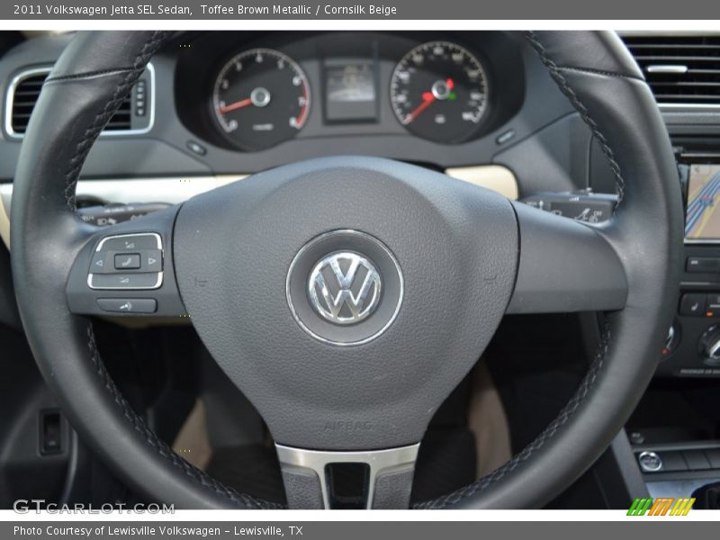 Toffee Brown Metallic / Cornsilk Beige 2011 Volkswagen Jetta SEL Sedan