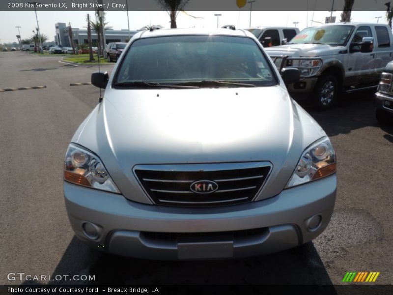 Bright Silver / Gray 2008 Kia Sorento LX