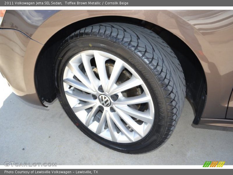 Toffee Brown Metallic / Cornsilk Beige 2011 Volkswagen Jetta SEL Sedan