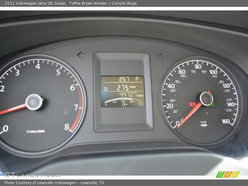 Toffee Brown Metallic / Cornsilk Beige 2011 Volkswagen Jetta SEL Sedan