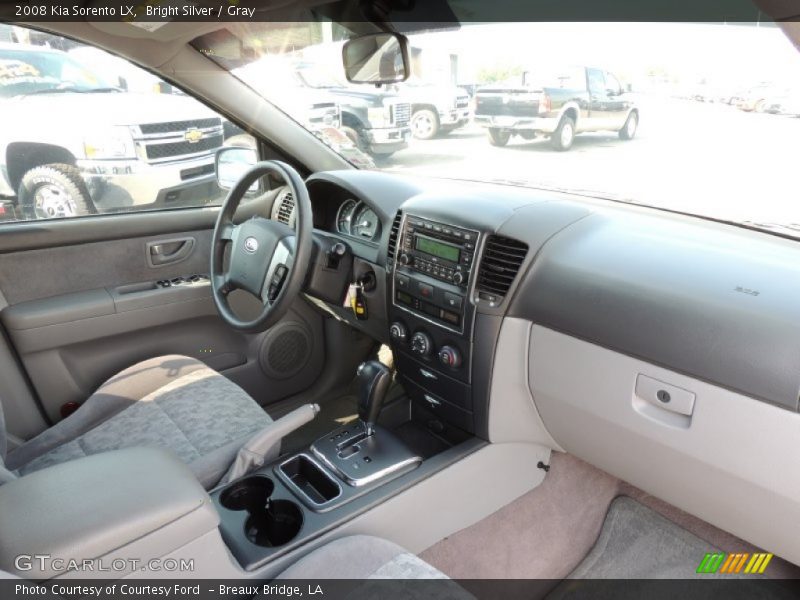 Bright Silver / Gray 2008 Kia Sorento LX
