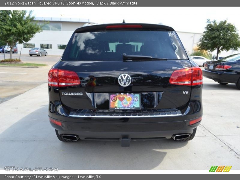 Black / Black Anthracite 2012 Volkswagen Touareg VR6 FSI Sport 4XMotion