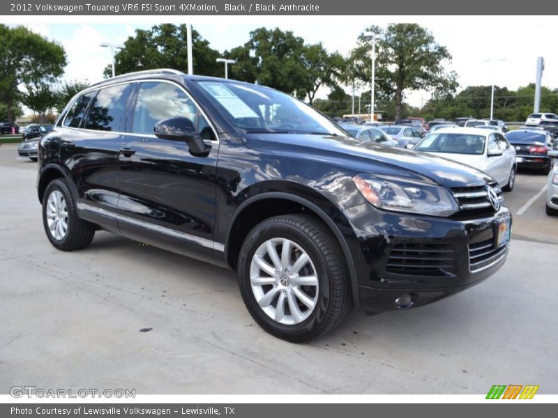 Black / Black Anthracite 2012 Volkswagen Touareg VR6 FSI Sport 4XMotion