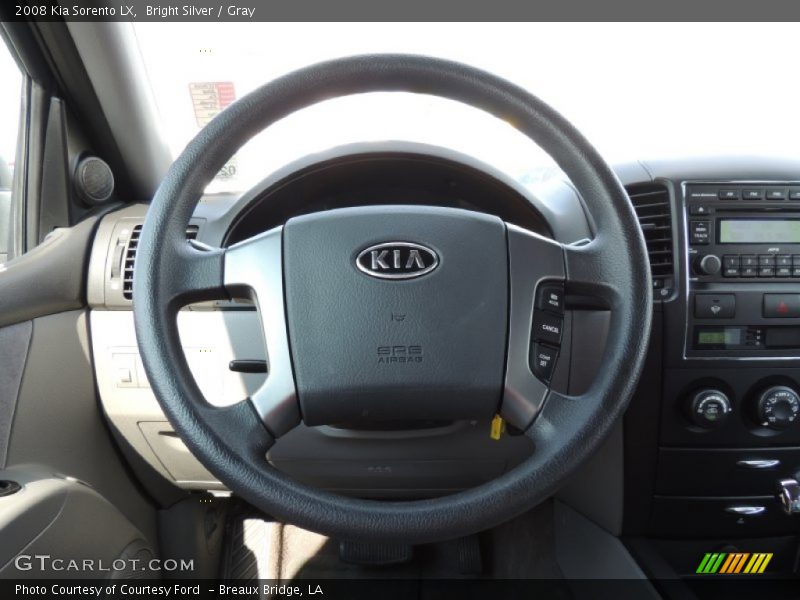 Bright Silver / Gray 2008 Kia Sorento LX