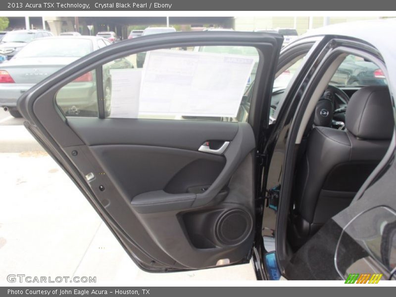 Crystal Black Pearl / Ebony 2013 Acura TSX Technology