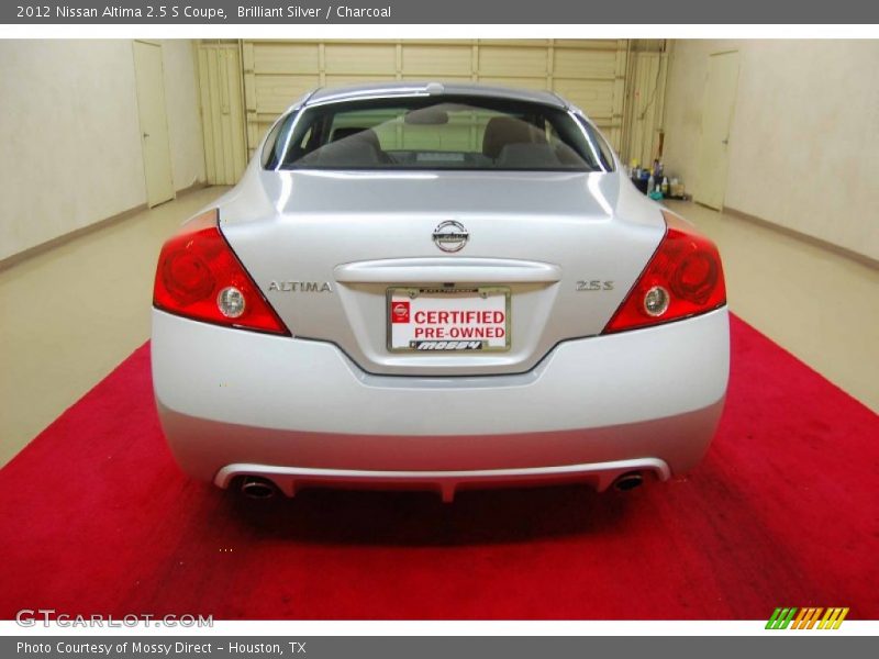 Brilliant Silver / Charcoal 2012 Nissan Altima 2.5 S Coupe