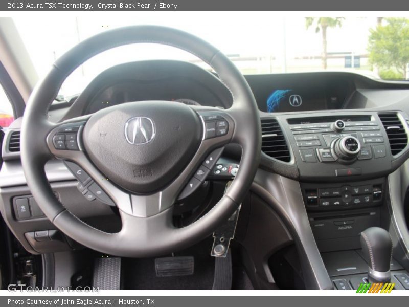 Crystal Black Pearl / Ebony 2013 Acura TSX Technology