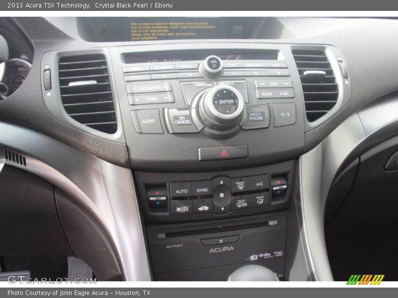 Crystal Black Pearl / Ebony 2013 Acura TSX Technology