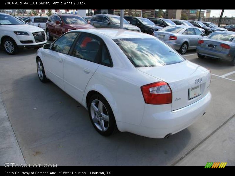 Arctic White / Black 2004 Audi A4 1.8T Sedan
