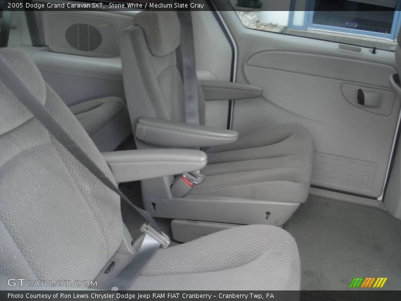Stone White / Medium Slate Gray 2005 Dodge Grand Caravan SXT