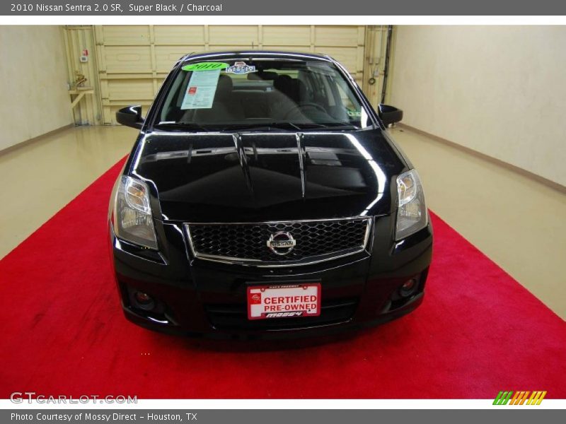 Super Black / Charcoal 2010 Nissan Sentra 2.0 SR