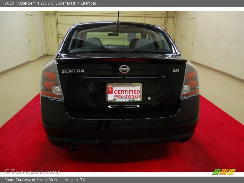 Super Black / Charcoal 2010 Nissan Sentra 2.0 SR