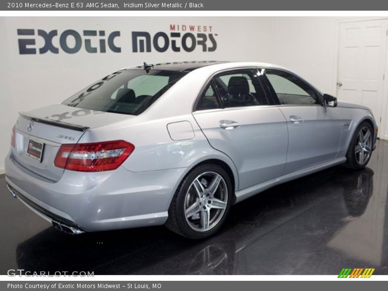 Iridium Silver Metallic / Black 2010 Mercedes-Benz E 63 AMG Sedan