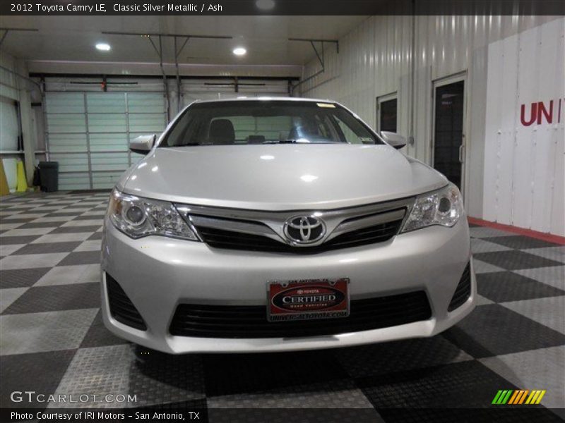 Classic Silver Metallic / Ash 2012 Toyota Camry LE