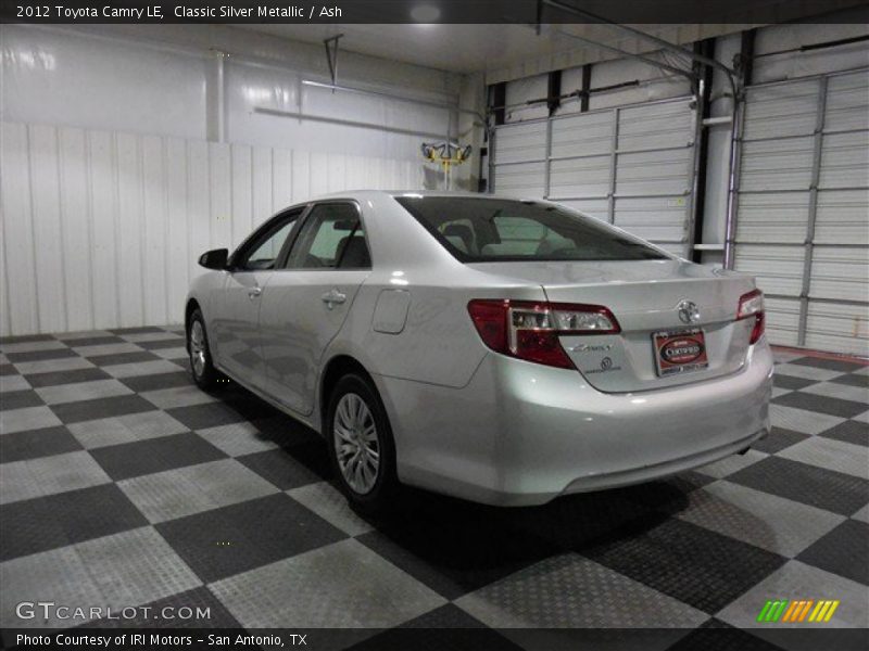 Classic Silver Metallic / Ash 2012 Toyota Camry LE