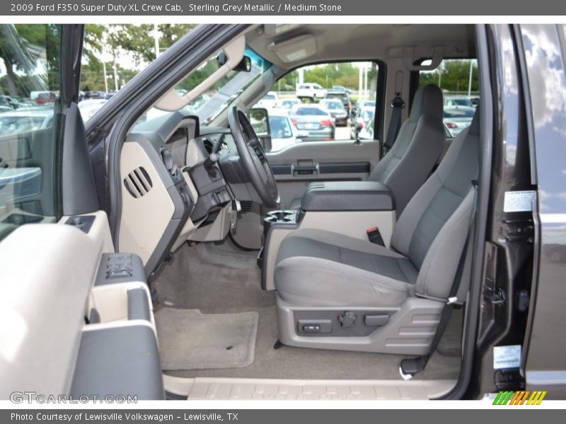 Front Seat of 2009 F350 Super Duty XL Crew Cab