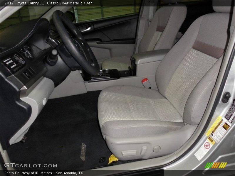 Classic Silver Metallic / Ash 2012 Toyota Camry LE