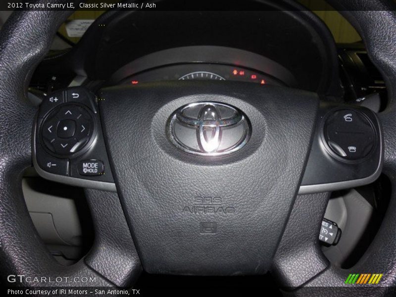 Classic Silver Metallic / Ash 2012 Toyota Camry LE
