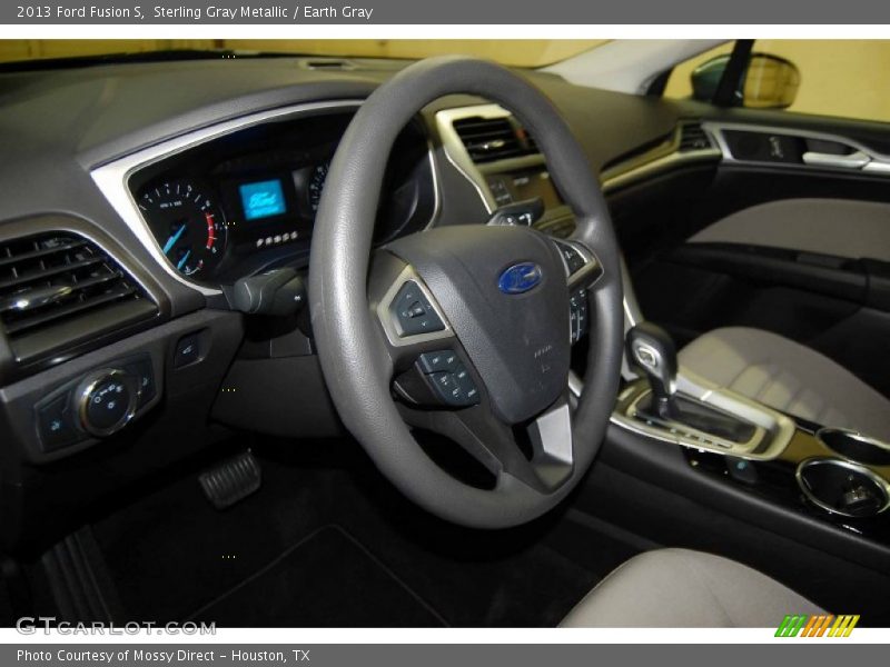 Sterling Gray Metallic / Earth Gray 2013 Ford Fusion S