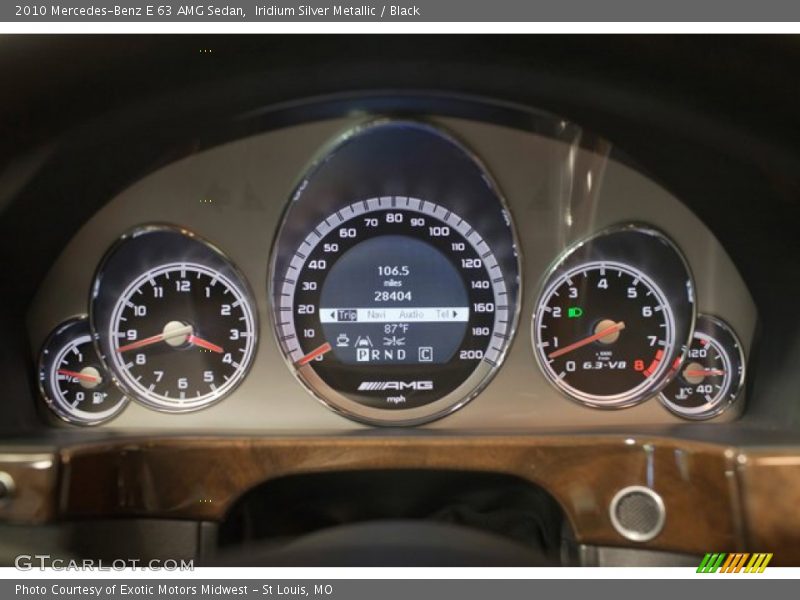  2010 E 63 AMG Sedan 63 AMG Sedan Gauges