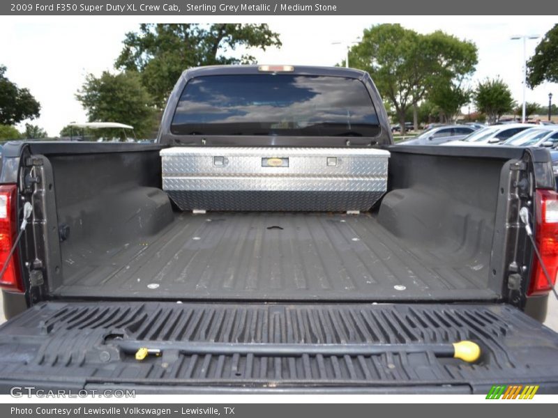 Sterling Grey Metallic / Medium Stone 2009 Ford F350 Super Duty XL Crew Cab