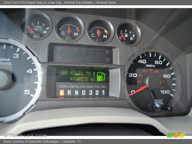  2009 F350 Super Duty XL Crew Cab XL Crew Cab Gauges