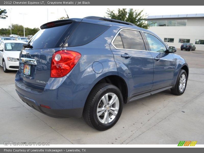 Graystone Metallic / Jet Black 2012 Chevrolet Equinox LT