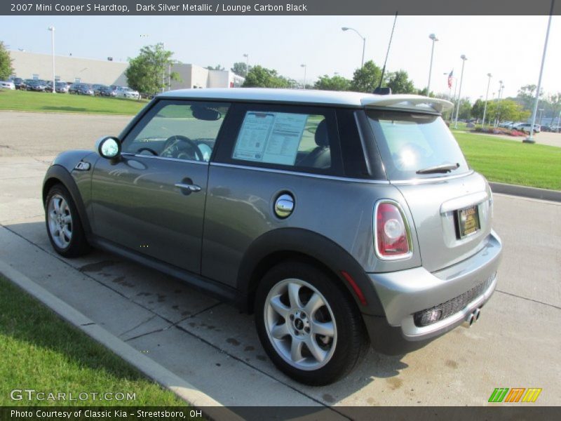 Dark Silver Metallic / Lounge Carbon Black 2007 Mini Cooper S Hardtop