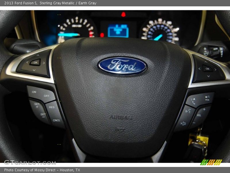 Sterling Gray Metallic / Earth Gray 2013 Ford Fusion S