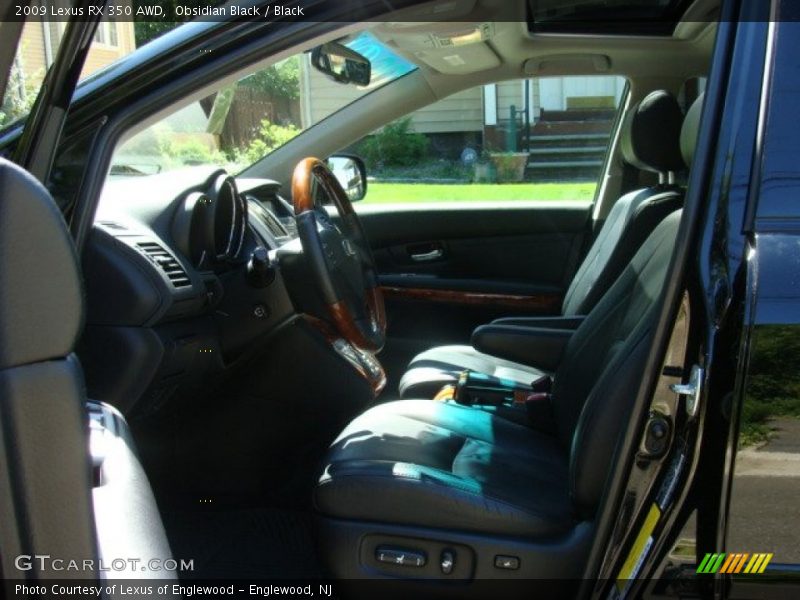 Obsidian Black / Black 2009 Lexus RX 350 AWD