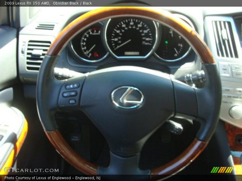 Obsidian Black / Black 2009 Lexus RX 350 AWD