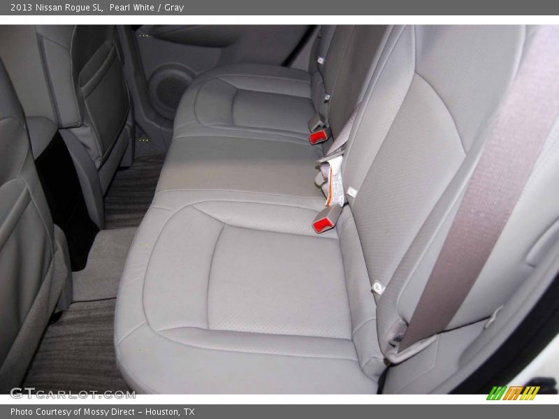 Pearl White / Gray 2013 Nissan Rogue SL