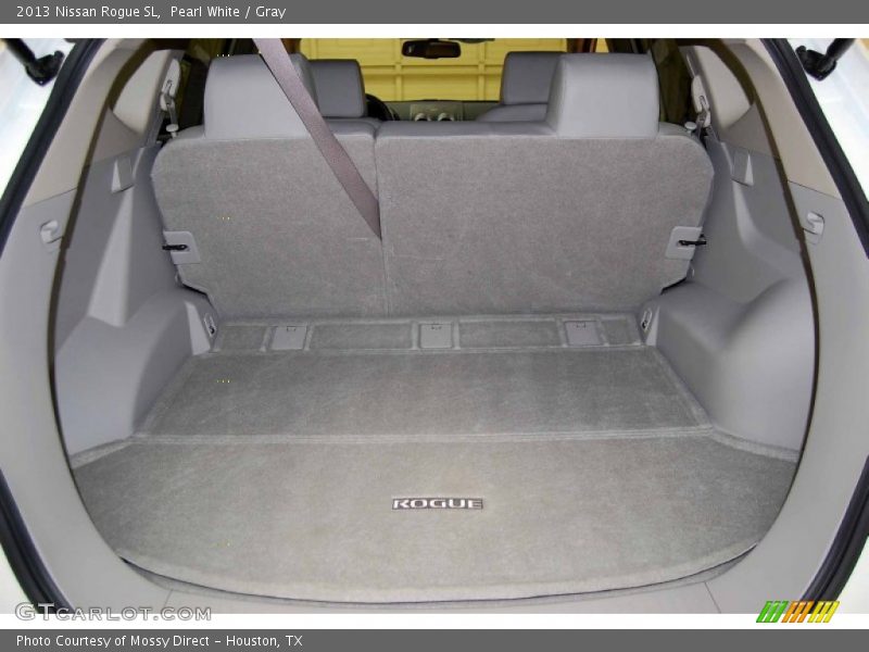 Pearl White / Gray 2013 Nissan Rogue SL