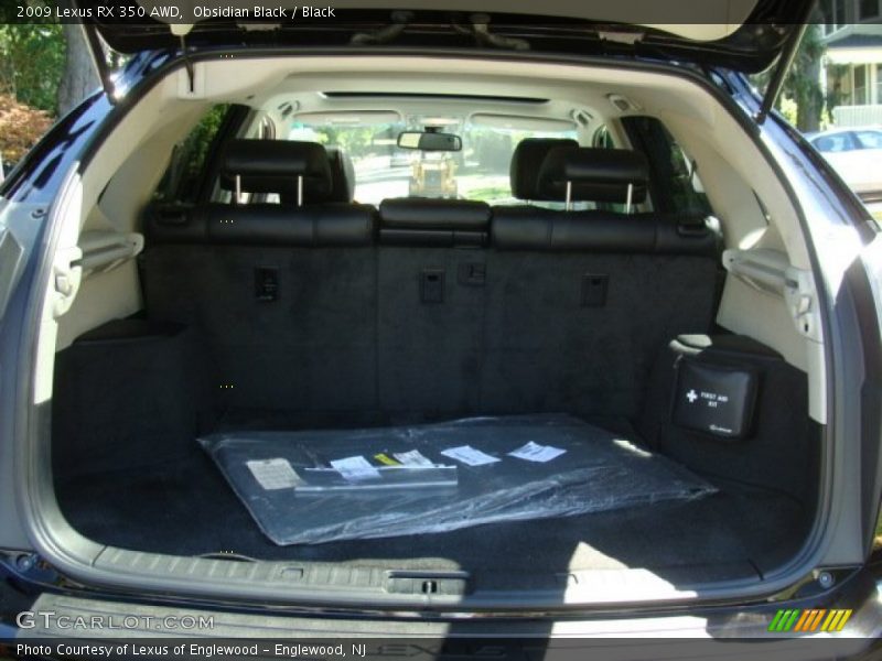 Obsidian Black / Black 2009 Lexus RX 350 AWD