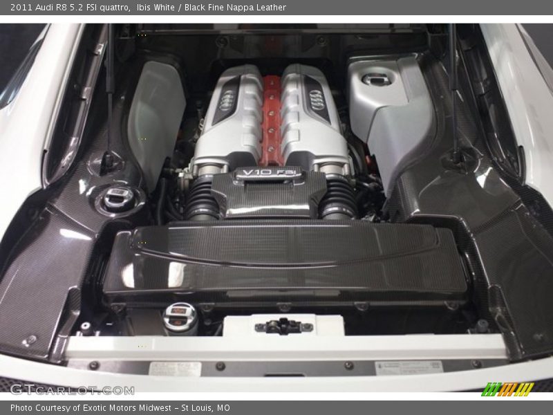  2011 R8 5.2 FSI quattro Engine - 5.2 Liter FSI DOHC 40-Valve VVT V10