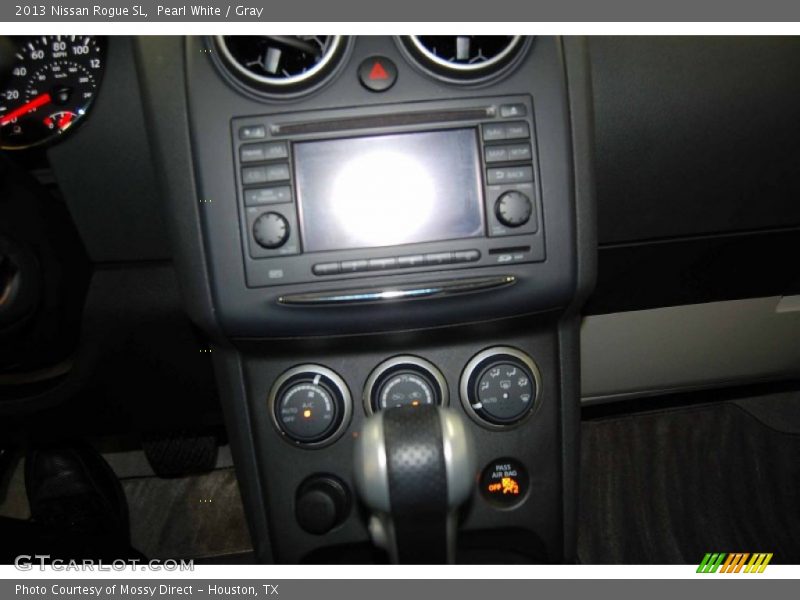 Pearl White / Gray 2013 Nissan Rogue SL