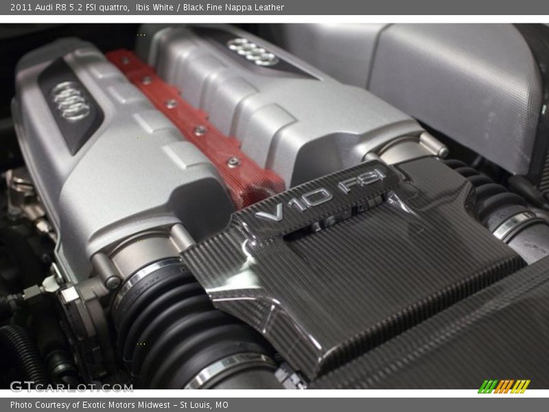 2011 R8 5.2 FSI quattro Engine - 5.2 Liter FSI DOHC 40-Valve VVT V10