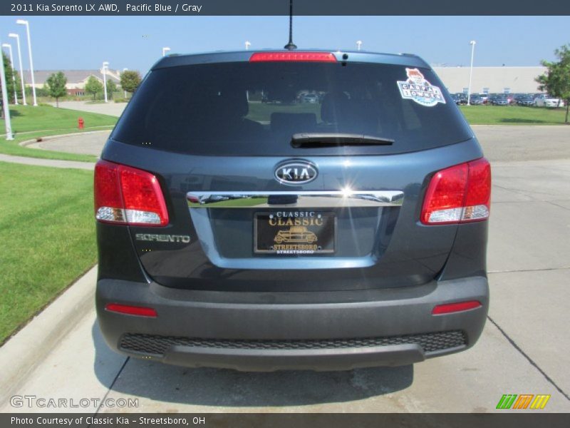 Pacific Blue / Gray 2011 Kia Sorento LX AWD