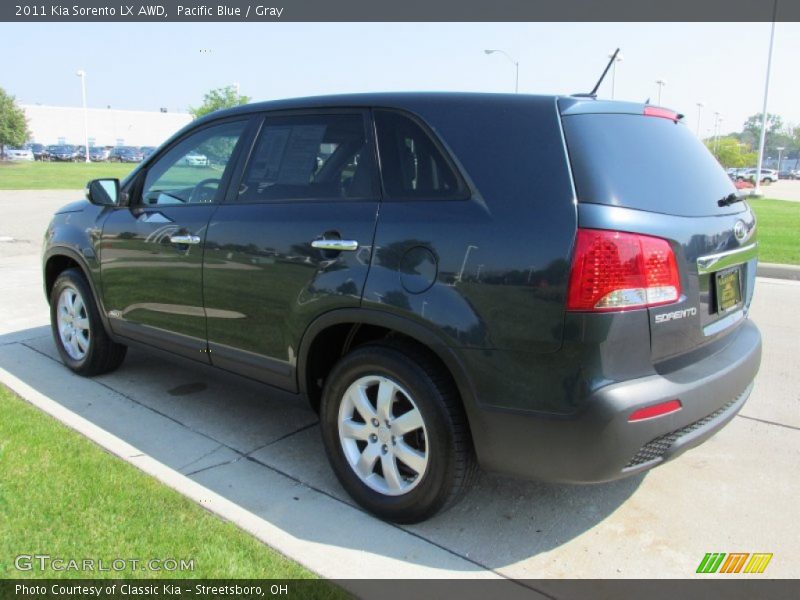 Pacific Blue / Gray 2011 Kia Sorento LX AWD