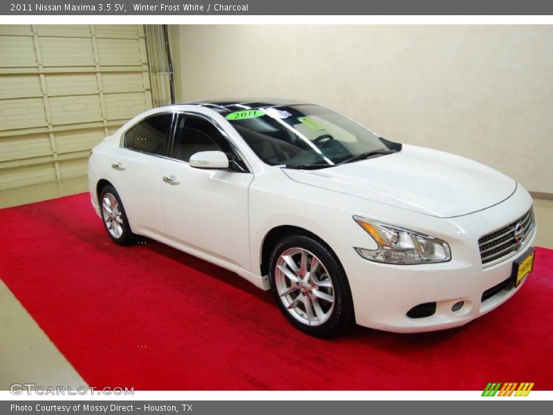 Winter Frost White / Charcoal 2011 Nissan Maxima 3.5 SV
