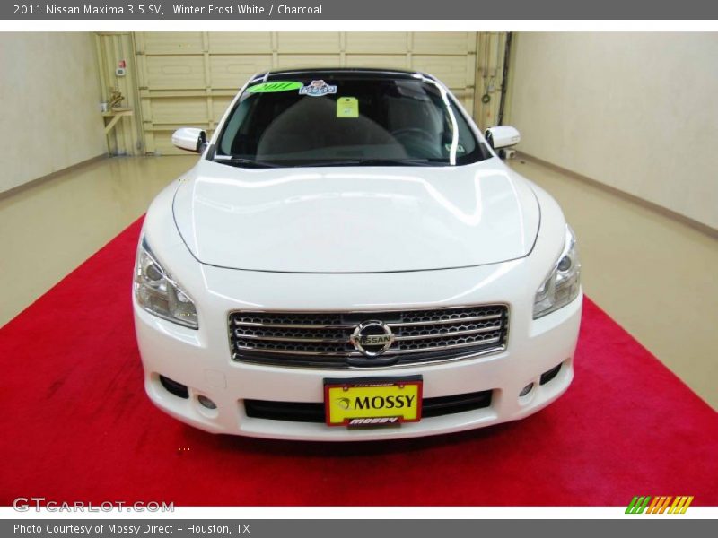 Winter Frost White / Charcoal 2011 Nissan Maxima 3.5 SV