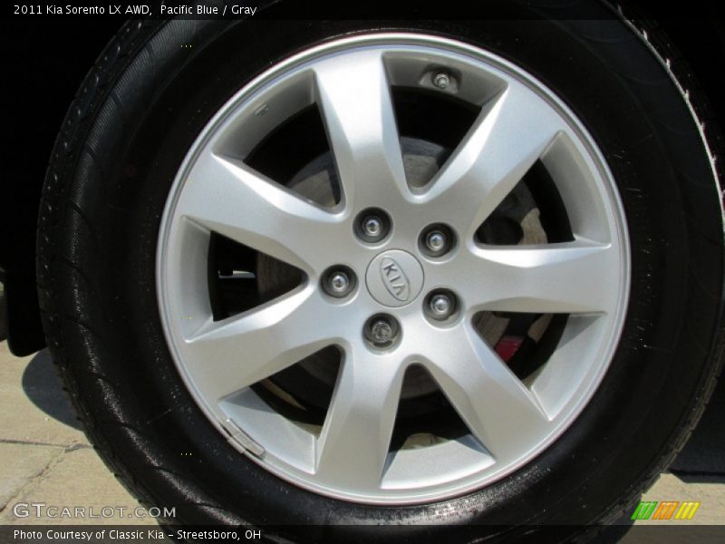 Pacific Blue / Gray 2011 Kia Sorento LX AWD